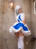 cosplay美女套图 c77 Sakuya Izayoi　白丝假发扮相(1)(97)